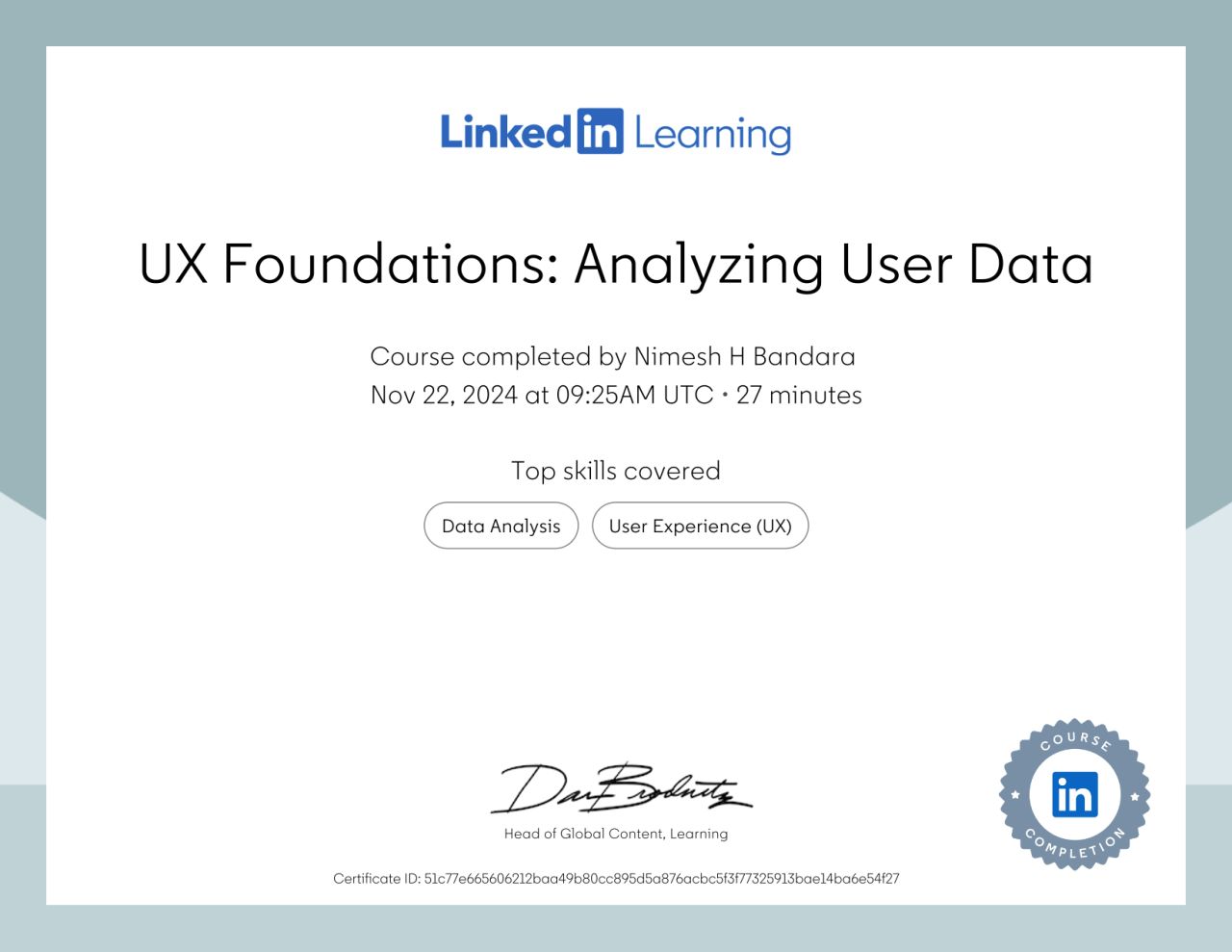 Certificate 13