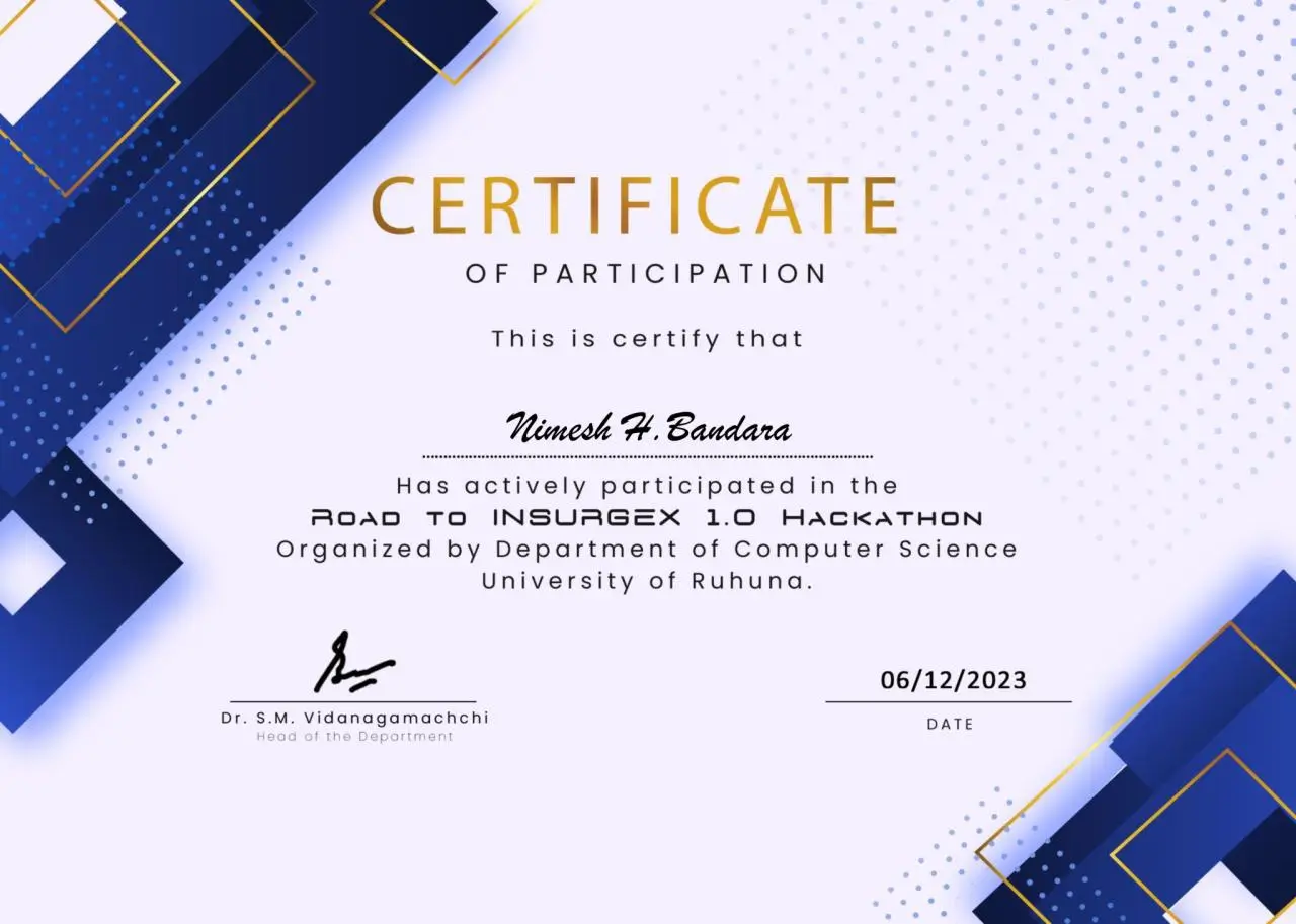 Certificate 2